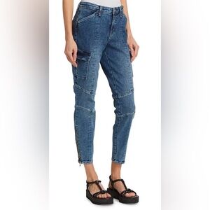 New L’AGENCE Patton Cargo Skinny Jeans 24